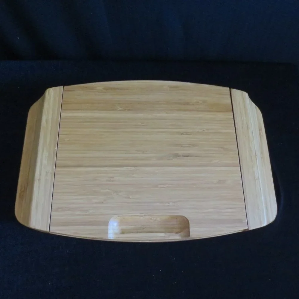 NEW Mettor Bamboo Cutting Block Set Cheese & Fruit Natural Bamboo Serving Ware